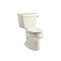 Kohler Toilet, Gravity Flush, Floor Mounted Mount, Elongated, Biscuit 3575-RA-96